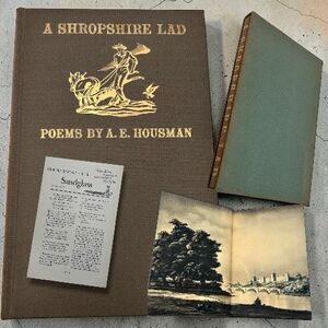 A Shropshire Lad By A.E Housman The Heritage Club Sandglass Hardcover Book